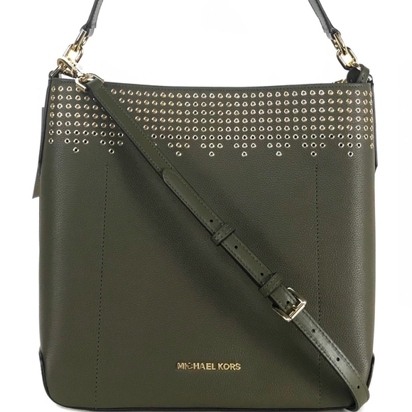 michael kors hayes bucket bag